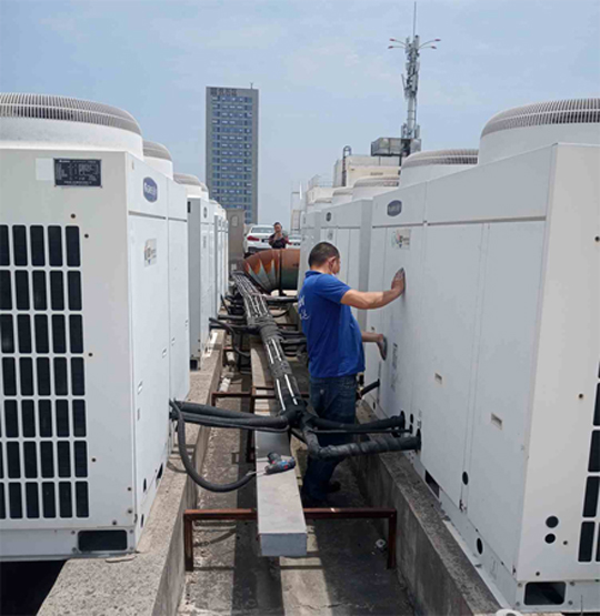 维西中央空调制热和不制冷系统维修方法